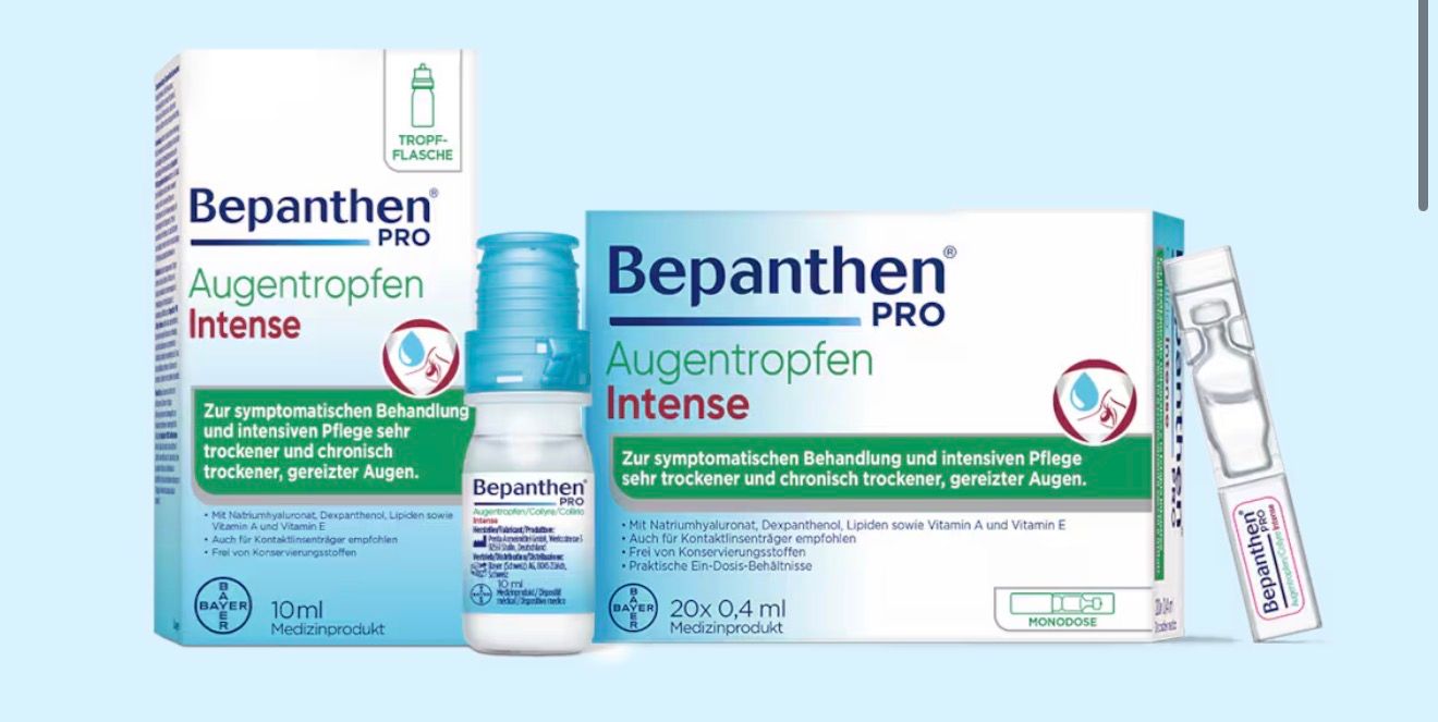 Bepanthen Pro Intense Augentropfen: Bild 1 von 1